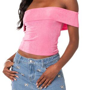 Edikted Mindi Fold Over Top Top